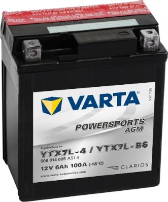 Varta 506014005A514 - Starter Battery car-mod.net