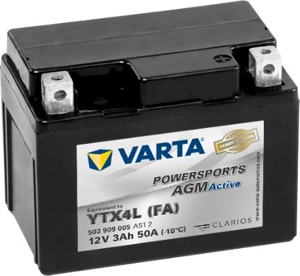 Varta 503909005I312 - Starter Battery car-mod.net