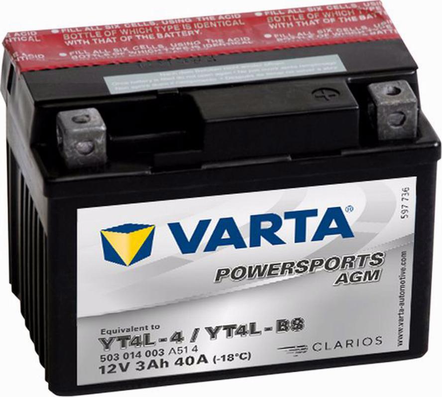 Varta 503014003 - Starter Battery car-mod.net