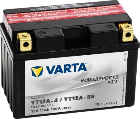 Varta 511901014A514 - Starter Battery car-mod.net