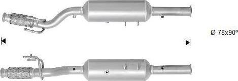 VEGAZ CK-322SIC - Soot / Particulate Filter, exhaust system car-mod.net