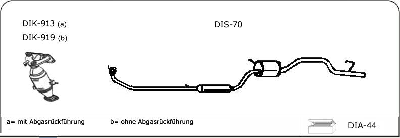 VEGAZ DA-100 - Exhaust System car-mod.net