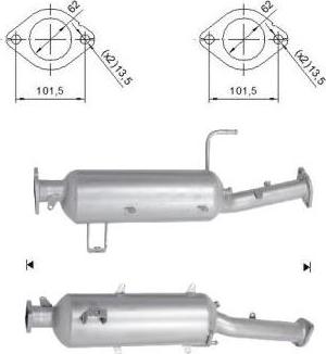 VEGAZ MIK-994SIC - Soot / Particulate Filter, exhaust system car-mod.net