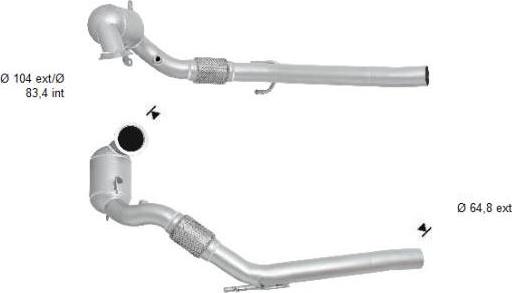 VEGAZ SKK-927 - Catalytic Converter car-mod.net