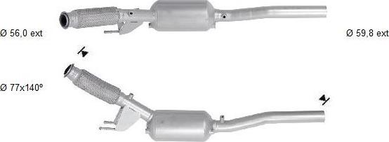 VEGAZ VK-427SIC - Soot / Particulate Filter, exhaust system car-mod.net