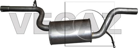 VEGAZ VS-518 - Middle Silencer car-mod.net