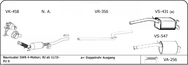 VEGAZ VW196 - Exhaust System car-mod.net