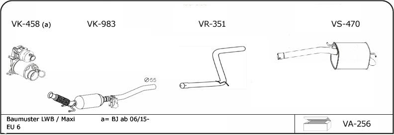 VEGAZ VW190 - Exhaust System car-mod.net