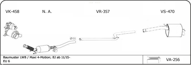 VEGAZ VW197 - Exhaust System car-mod.net
