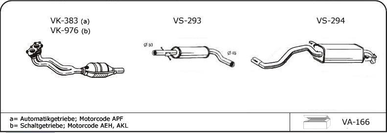 VEGAZ VW100 - Exhaust System car-mod.net