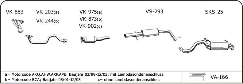 VEGAZ VW116 - Exhaust System car-mod.net