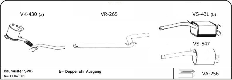 VEGAZ VW178 - Exhaust System car-mod.net