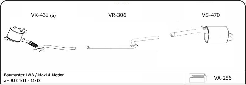 VEGAZ VW177 - Exhaust System car-mod.net