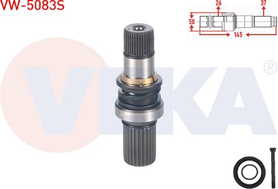 Veka VW-5083S - CV Joint Kit, drive shaft car-mod.net