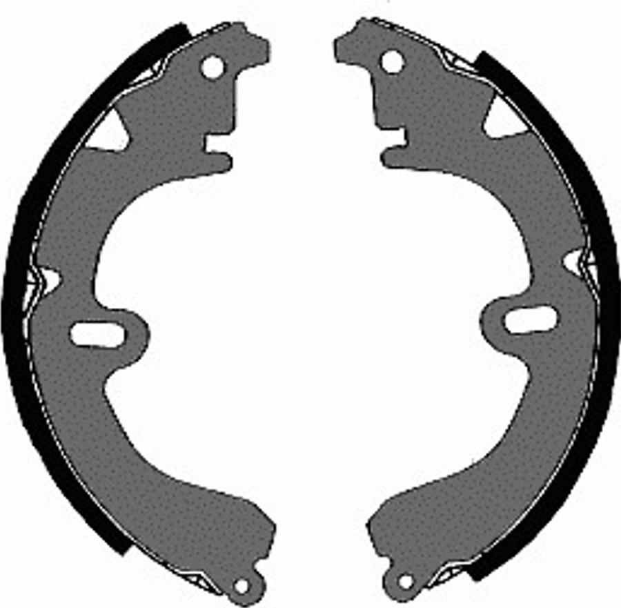 VEMA 84453 - Drum Brake Shoe Set car-mod.net
