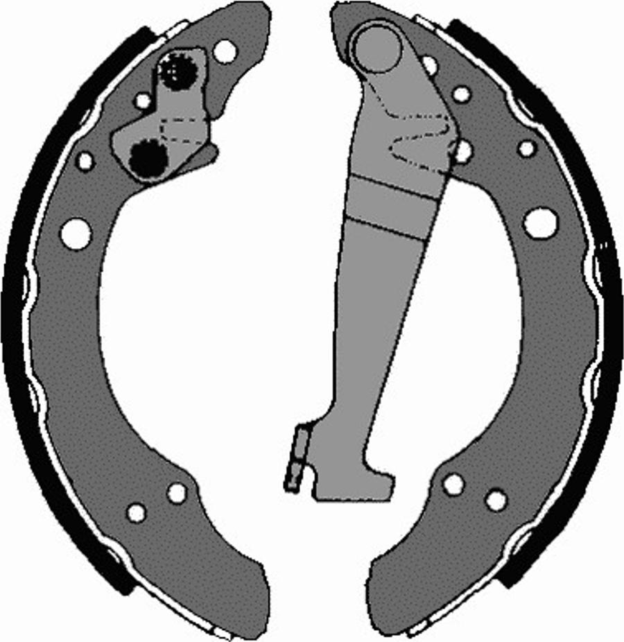 VEMA 84410 - Drum Brake Shoe Set car-mod.net