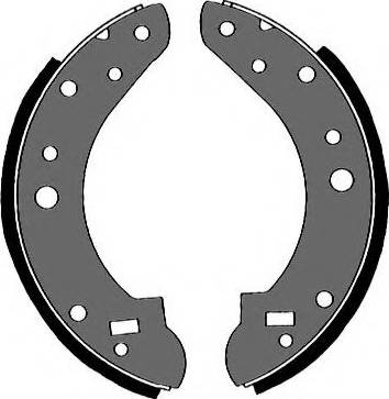 VEMA 84612 - Brake Shoe Set, parking brake car-mod.net