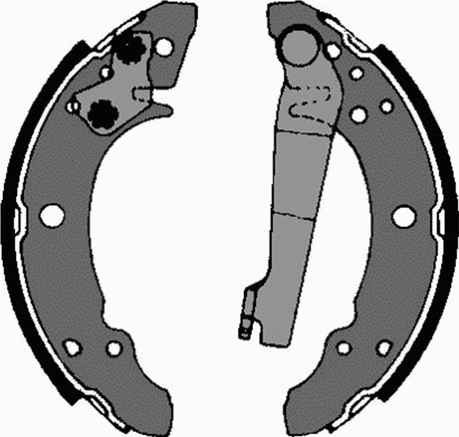 VEMA 84014 - Drum Brake Shoe Set car-mod.net
