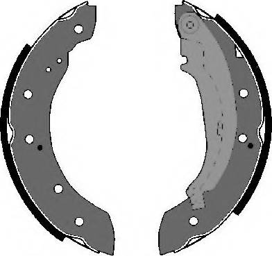 VEMA 84711 - Drum Brake Shoe Set car-mod.net
