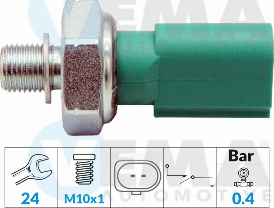 VEMA 360001 - Sender Unit, oil pressure car-mod.net