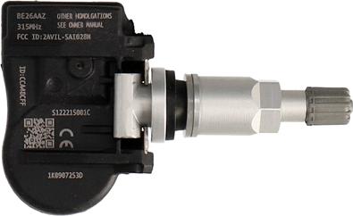 VEMA 750036 - Wheel Sensor, tyre pressure control system car-mod.net