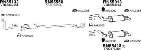 Veneporte 550015 - Exhaust System car-mod.net