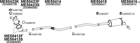 Veneporte 500308 - Exhaust System car-mod.net