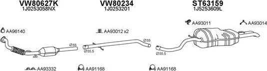 Veneporte 800358 - Exhaust System car-mod.net