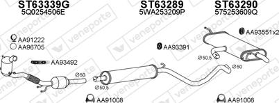 Veneporte 600251 - Exhaust System car-mod.net