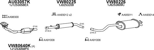 Veneporte 030128 - Exhaust System car-mod.net