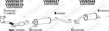 Veneporte 800883 - Exhaust System car-mod.net