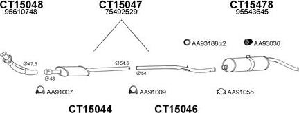 Veneporte 150402 - Exhaust System car-mod.net