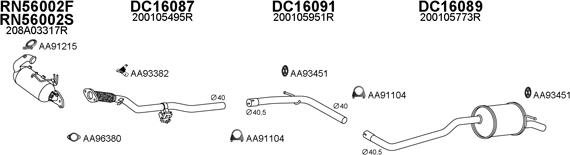 Veneporte 160045 - Exhaust System car-mod.net