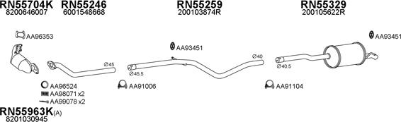 Veneporte 550503 - Exhaust System car-mod.net