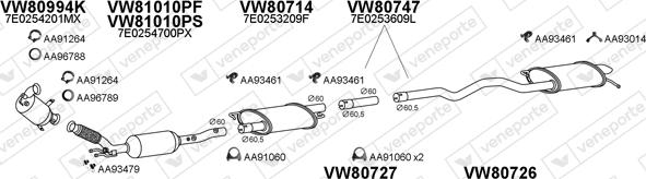 Veneporte 800991 - Exhaust System car-mod.net