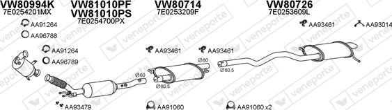 Veneporte 800992 - Exhaust System car-mod.net