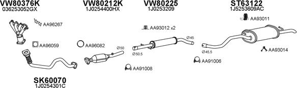 Veneporte 800464 - Exhaust System car-mod.net