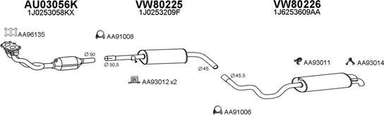 Veneporte 800467 - Exhaust System car-mod.net