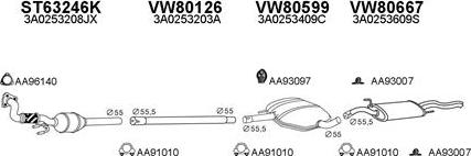 Veneporte 800565 - Exhaust System car-mod.net