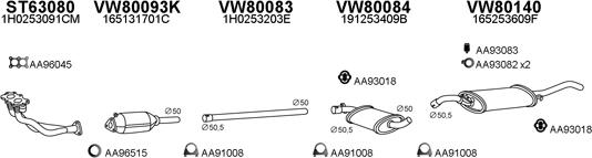 Veneporte 800516 - Exhaust System car-mod.net