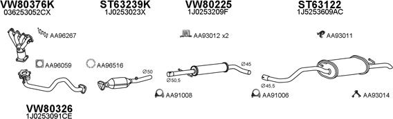 Veneporte 800585 - Exhaust System car-mod.net