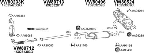 Veneporte 800661 - Exhaust System car-mod.net