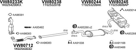 Veneporte 800662 - Exhaust System car-mod.net