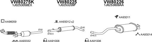 Veneporte 800099 - Exhaust System car-mod.net