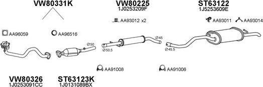 Veneporte 800091 - Exhaust System car-mod.net