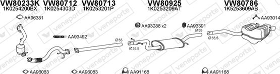 Veneporte 800840 - Exhaust System car-mod.net