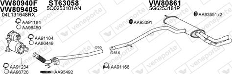 Veneporte 800856 - Exhaust System car-mod.net
