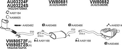 Veneporte 800814 - Exhaust System car-mod.net