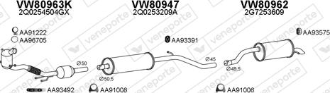 Veneporte 800885 - Exhaust System car-mod.net