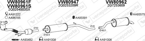 Veneporte 800886 - Exhaust System car-mod.net
